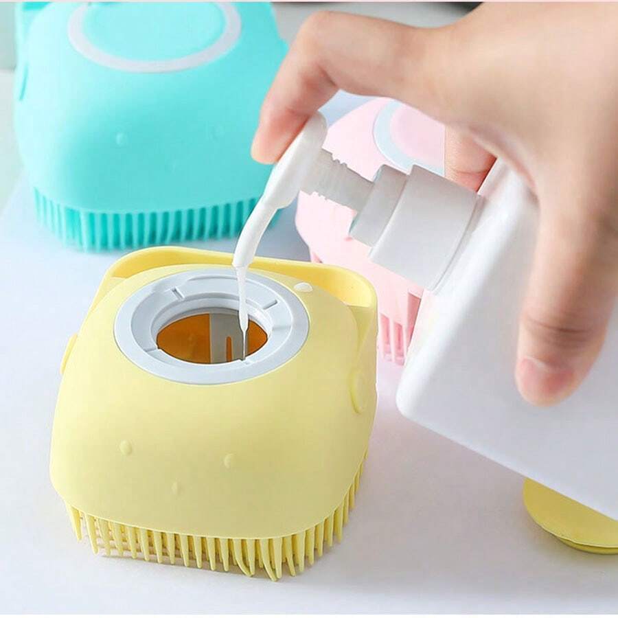 2-in-1 Reusable Silicone Baby Bath Brush