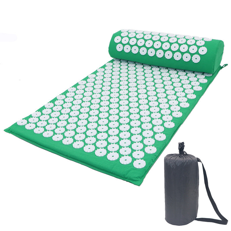 Acupressure Yoga Mat: Exercise & Massage Set