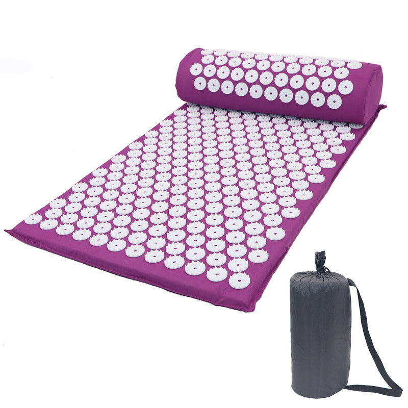 Acupressure Yoga Mat: Exercise & Massage Set